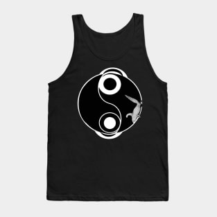 Eternity otter swimming through a ying yang see of time Tank Top